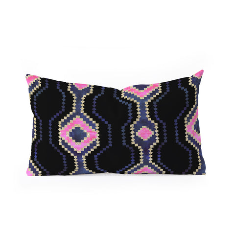 Schatzi Brown Boho Basic Eye Sparkle Oblong Throw Pillow