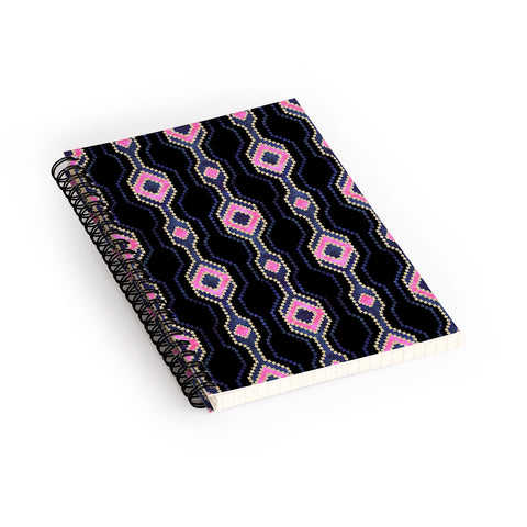 Schatzi Brown Boho Basic Eye Sparkle Spiral Notebook