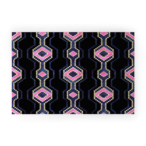 Schatzi Brown Boho Basic Eye Sparkle Welcome Mat