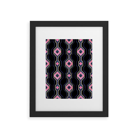 Schatzi Brown Boho Basic Eye Sparkle Framed Art Print