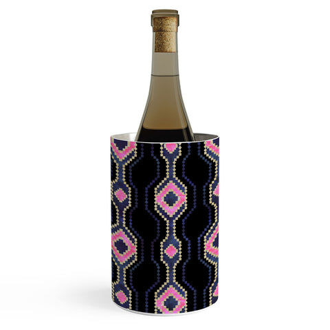 Schatzi Brown Boho Basic Eye Sparkle Wine Chiller