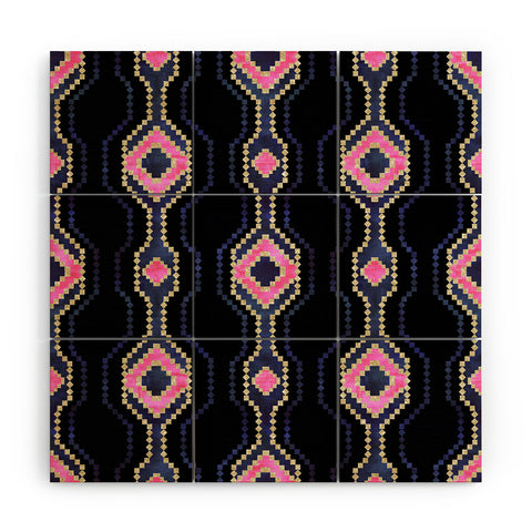 Schatzi Brown Boho Basic Eye Sparkle Wood Wall Mural