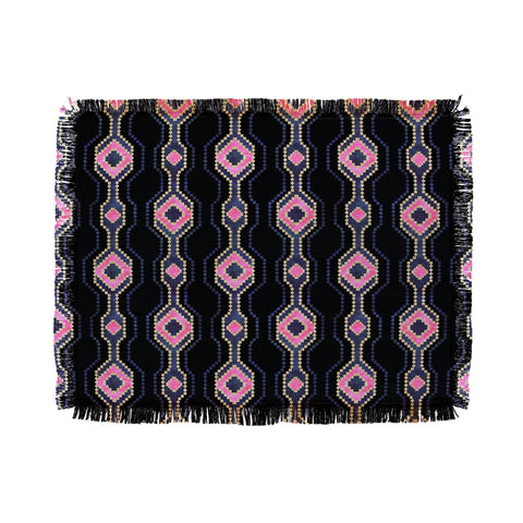 Schatzi Brown Boho Basic Eye Sparkle Throw Blanket