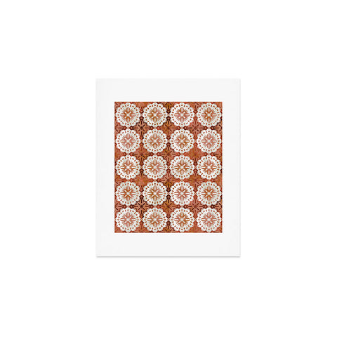 Schatzi Brown Boho Medallion Desert Art Print