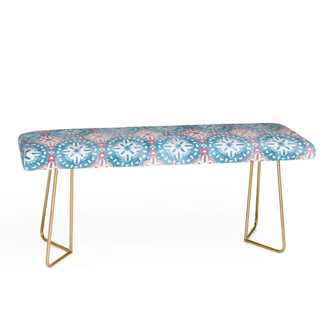 Schatzi Brown Boho Medallion Pastel Bench