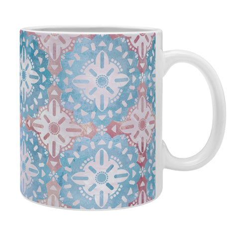 Schatzi Brown Boho Medallion Pastel Coffee Mug