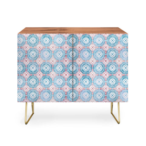 Schatzi Brown Boho Medallion Pastel Credenza