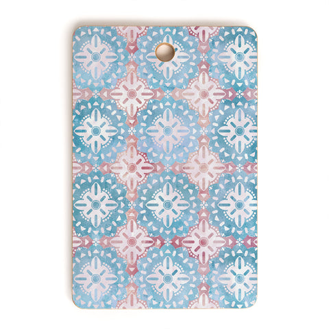 Schatzi Brown Boho Medallion Pastel Cutting Board Rectangle