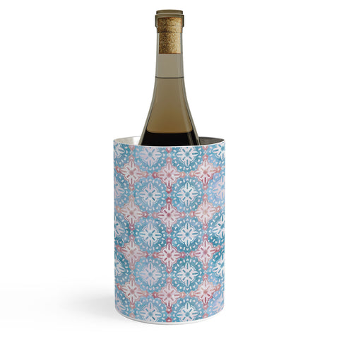 Schatzi Brown Boho Medallion Pastel Wine Chiller