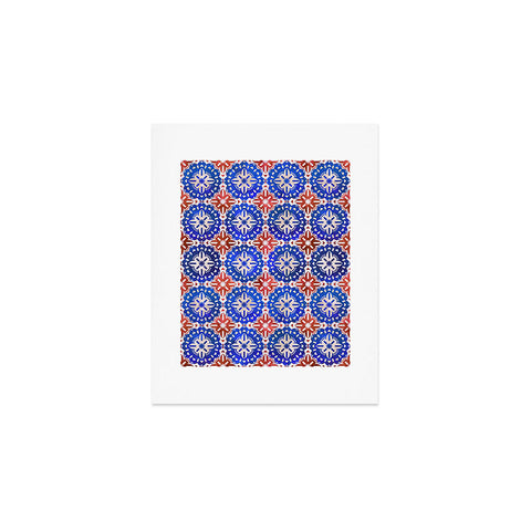 Schatzi Brown Boho Medallion RWB Art Print