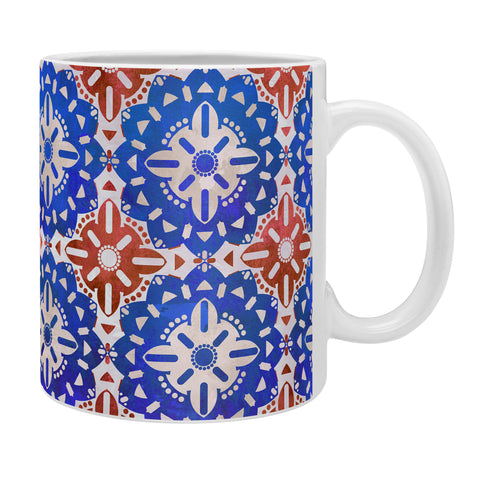 Schatzi Brown Boho Medallion RWB Coffee Mug