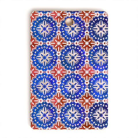 Schatzi Brown Boho Medallion RWB Cutting Board Rectangle