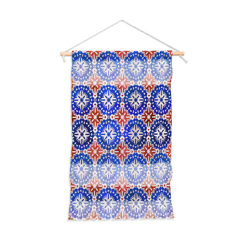 Schatzi Brown Boho Medallion RWB Wall Hanging Portrait