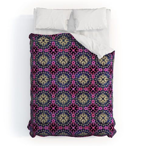 Schatzi Brown Boho Medallion Sparkle Comforter