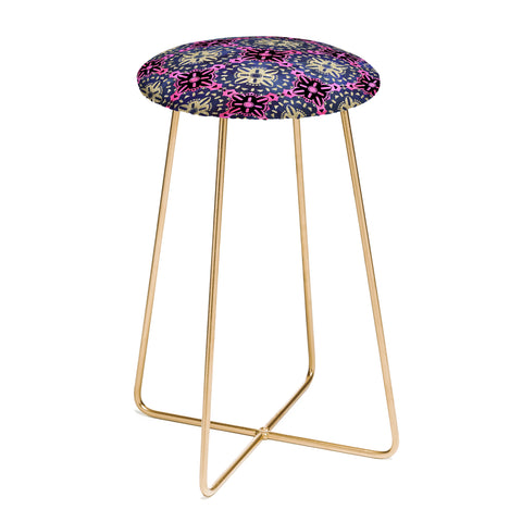 Schatzi Brown Boho Medallion Sparkle Counter Stool