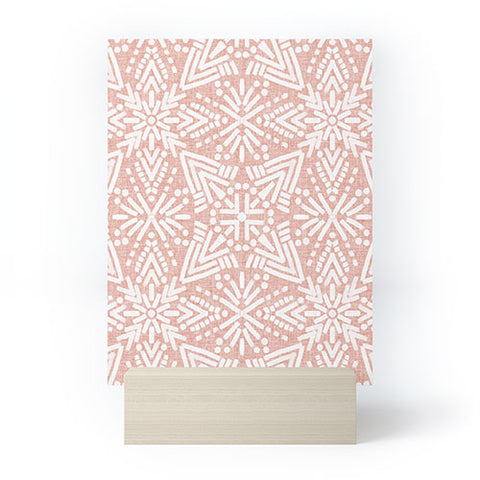 Schatzi Brown Boho Mesa 1 Pink Mini Art Print