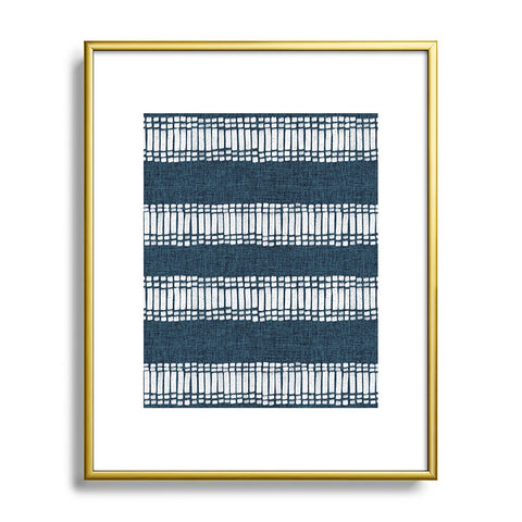 Schatzi Brown Boho Mesa 2 Blue Metal Framed Art Print