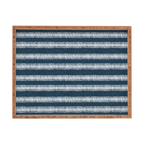 Schatzi Brown Boho Mesa 2 Blue Rectangular Tray