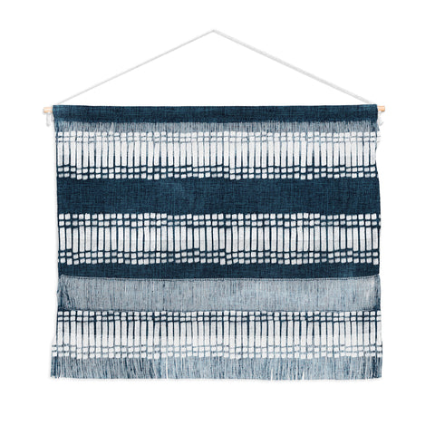 Schatzi Brown Boho Mesa 2 Blue Wall Hanging Landscape