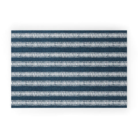 Schatzi Brown Boho Mesa 2 Blue Welcome Mat