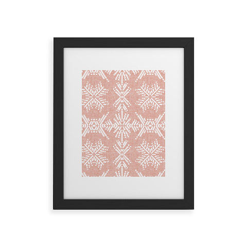Schatzi Brown Boho Mesa 3 Pink Framed Art Print