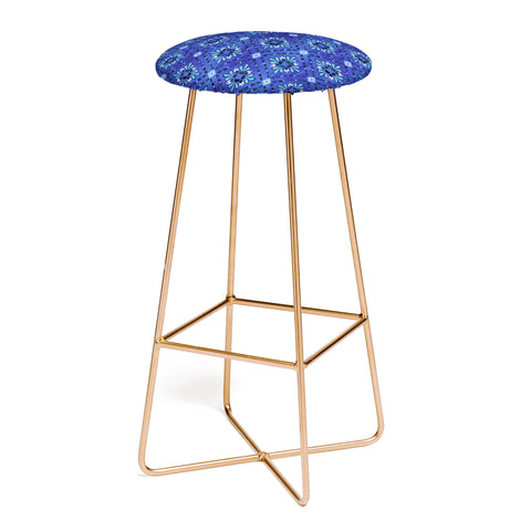 Schatzi Brown Boho Tile Blue Bar Stool