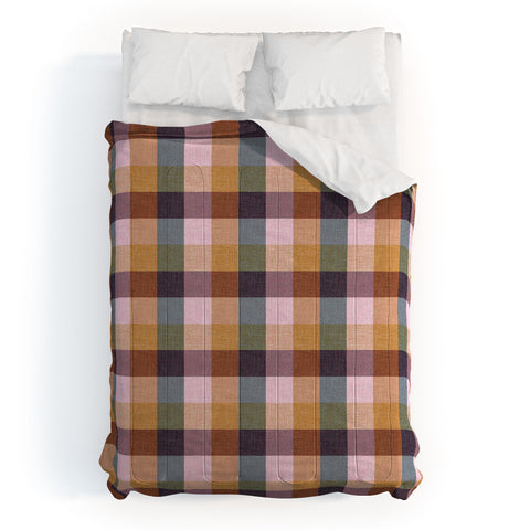 Schatzi Brown Buffalo Plaid Fall Spice Comforter