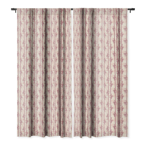 Schatzi Brown Burst Pink Blackout Window Curtain