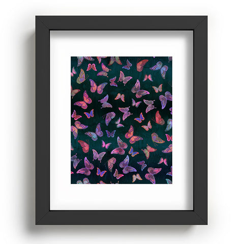 Schatzi Brown Butterfly Forest Green Recessed Framing Rectangle