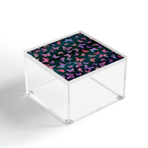 Schatzi Brown Butterfly Forest Green Acrylic Box