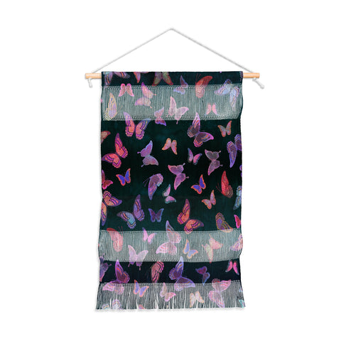 Schatzi Brown Butterfly Forest Green Wall Hanging Portrait