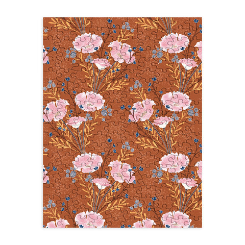 Schatzi Brown Carrie Floral Caramel Puzzle