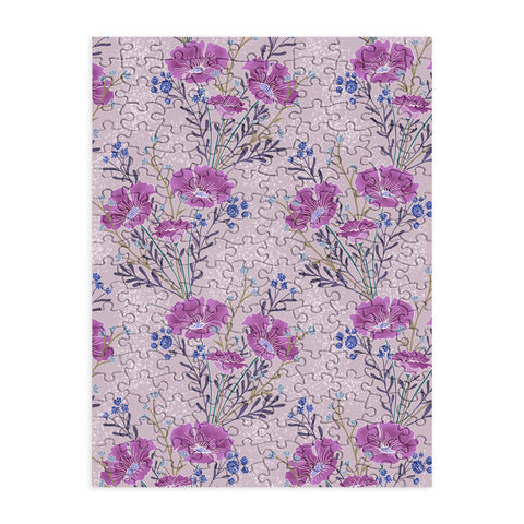 Schatzi Brown Carrie Floral Lilac Puzzle