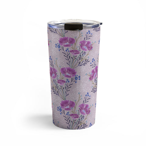 Schatzi Brown Carrie Floral Lilac Travel Mug