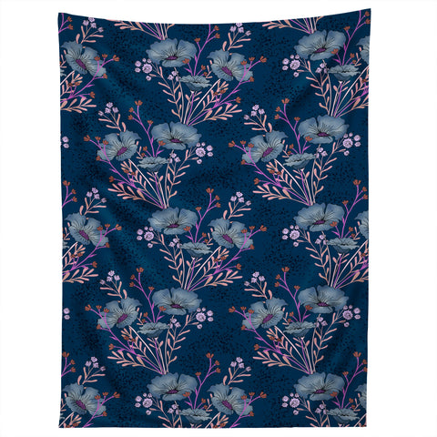Schatzi Brown Carrie Floral Navy Tapestry