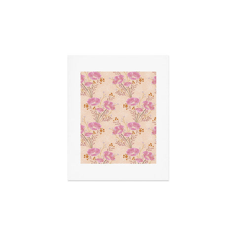 Schatzi Brown Carrie Floral Pink Art Print