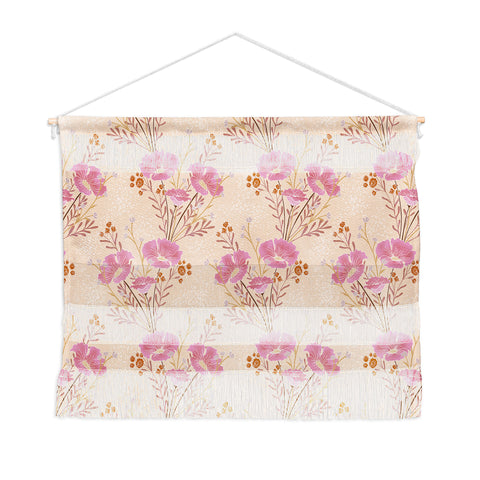 Schatzi Brown Carrie Floral Pink Wall Hanging Landscape