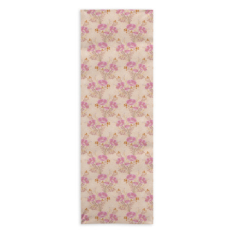 Schatzi Brown Carrie Floral Pink Yoga Towel