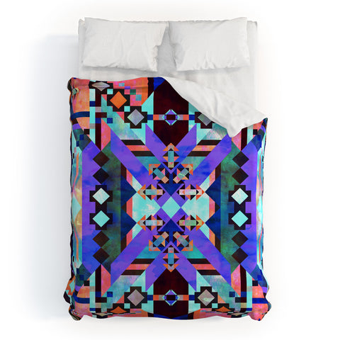 Schatzi Brown Chichen Itza Dark Duvet Cover