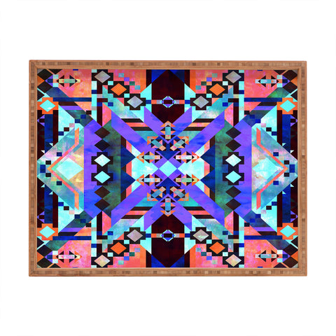 Schatzi Brown Chichen Itza Dark Rectangular Tray