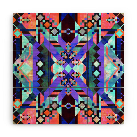 Schatzi Brown Chichen Itza Dark Wood Wall Mural