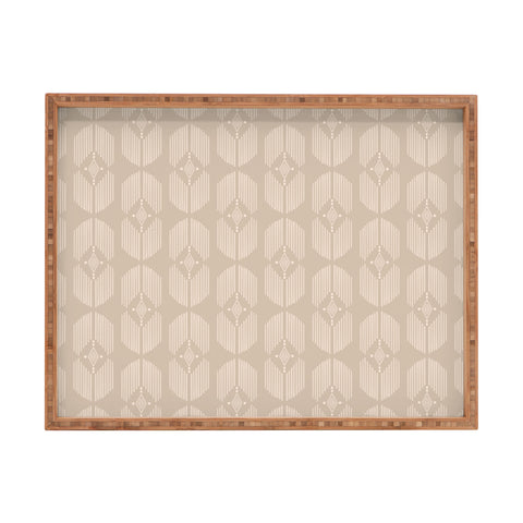Schatzi Brown Danni Boho Almond Rectangular Tray