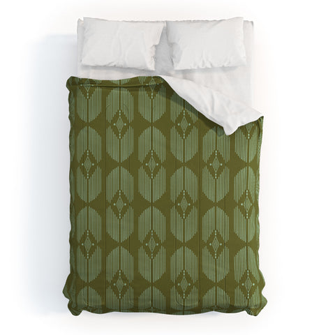 Schatzi Brown Danni Boho Olive Comforter