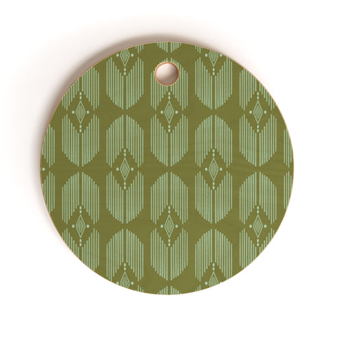 Schatzi Brown Danni Boho Olive Cutting Board Round