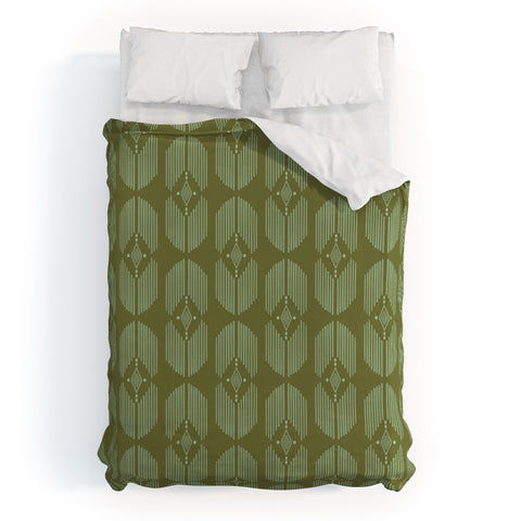 Schatzi Brown Danni Boho Olive Duvet Cover