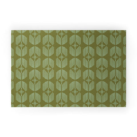 Schatzi Brown Danni Boho Olive Welcome Mat