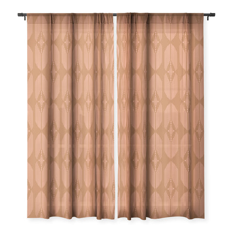 Schatzi Brown Danni Boho Spice Sheer Window Curtain