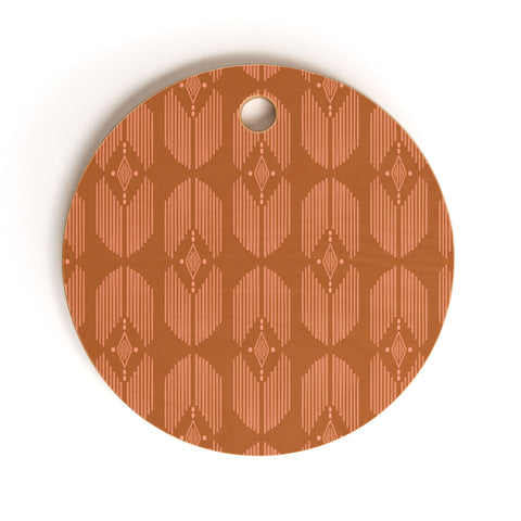 Schatzi Brown Danni Boho Spice Cutting Board Round