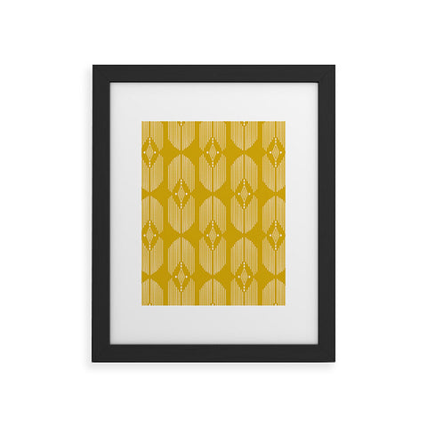 Schatzi Brown Danni Boho Yellow Framed Art Print