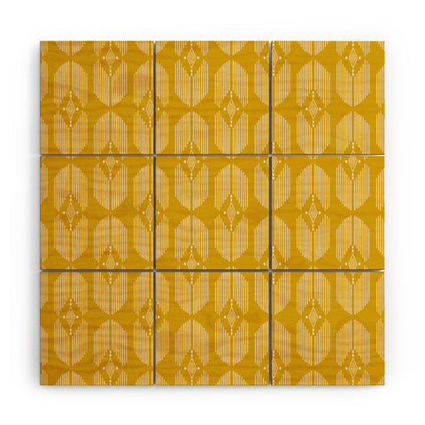 Schatzi Brown Danni Boho Yellow Wood Wall Mural